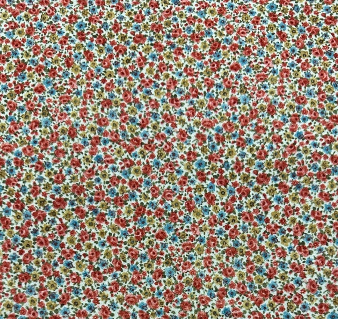 3 Metres Scuba Stretch Jersey Fabric (58 Inches) - Ditsy Floral