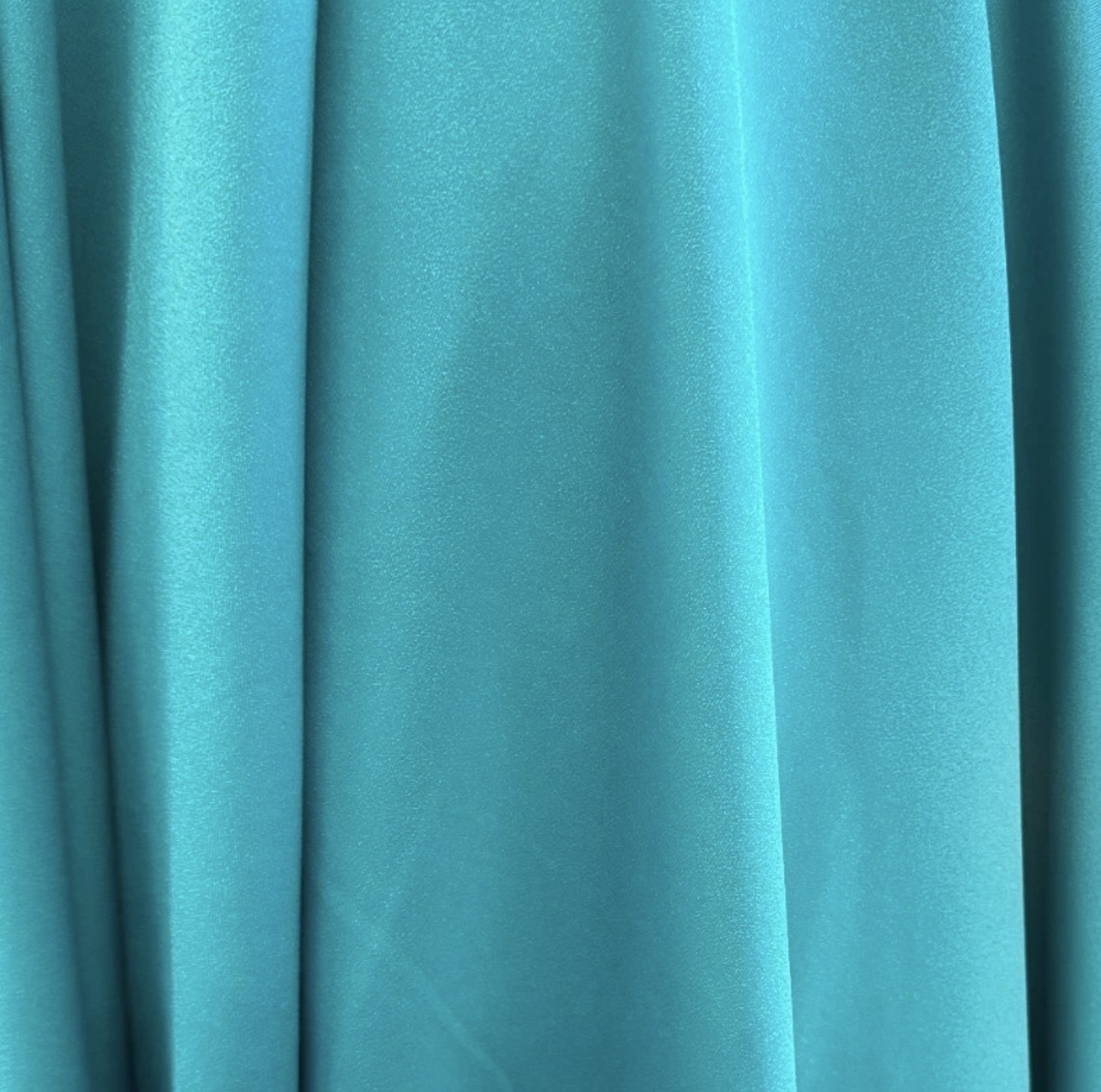 3 Metres Scuba Crepe Jersey Stretch Fabric (58 Inches) - Plain Aqua Cyan