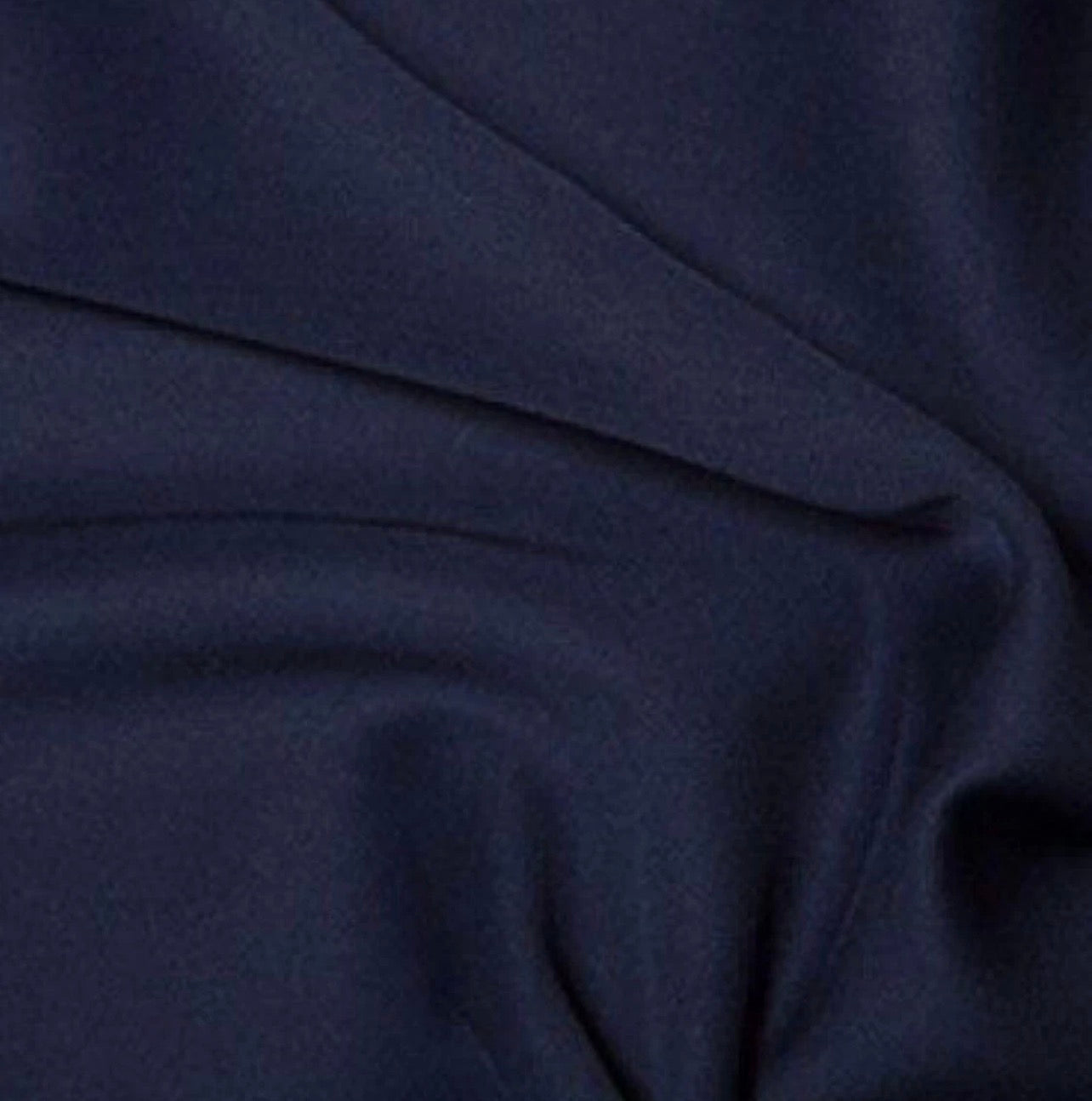 3 Metres Scuba Stretch Jersey Fabric (58 Inches) - Plain Navy