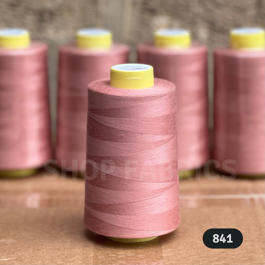 4x Overlocking 5000 Yards Thread Cones 120s Spun Polyester - #841