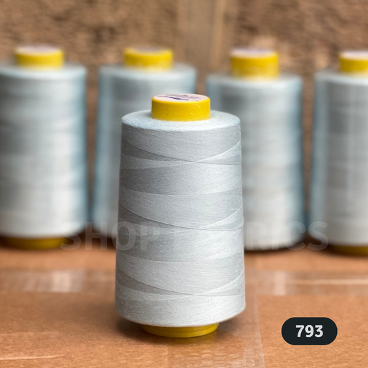 4x Overlocking 5000 Yards Thread Cones 120s Spun Polyester - #793