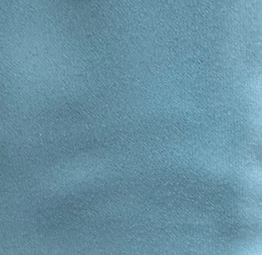 3 Metres Woven Crepe De Chine Fabric (58 Inches) - Plain Duck Egg Blue