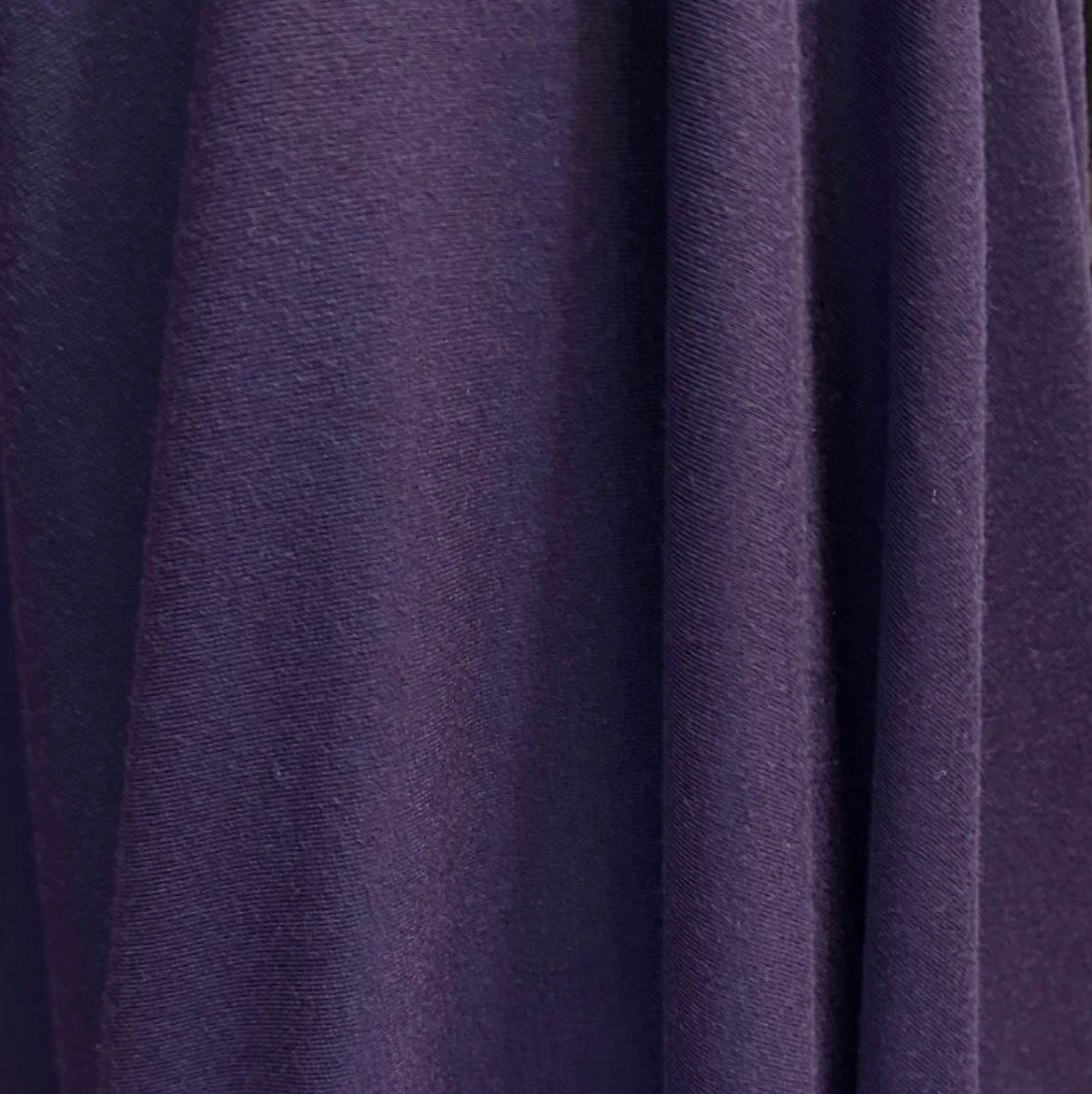 3 Metres Ponte Roma Double Jersey Fabric (58 Inches) - Plain Dark Purple