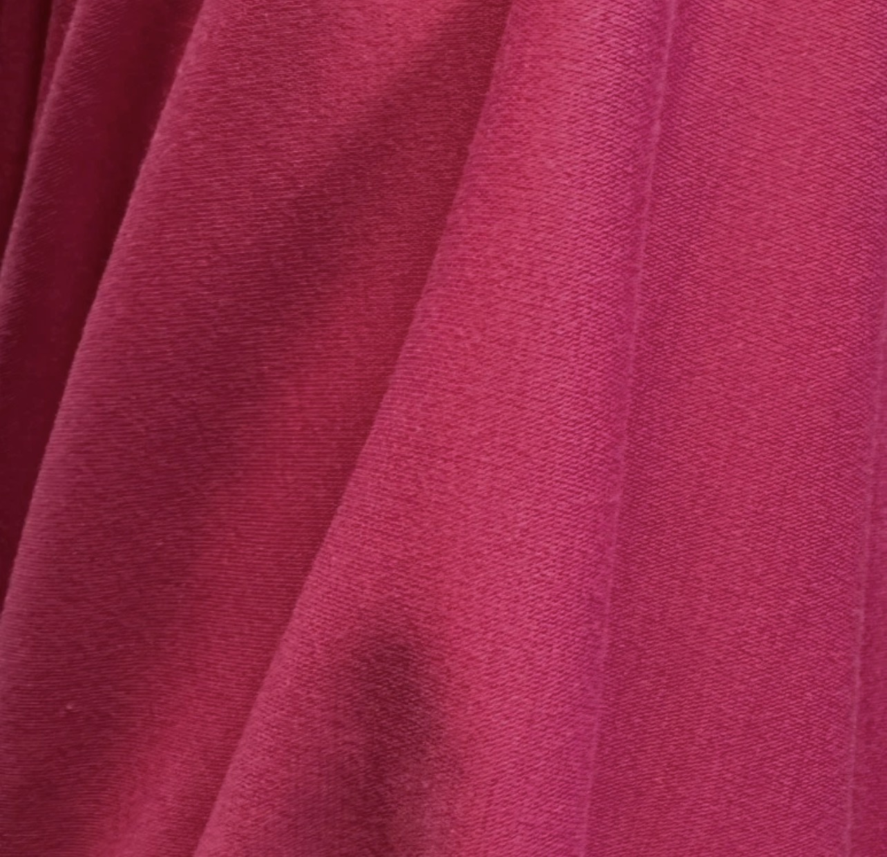 3 Metres Ponte Roma Double Jersey Fabric (58 Inches) - Plain Cerise Pink