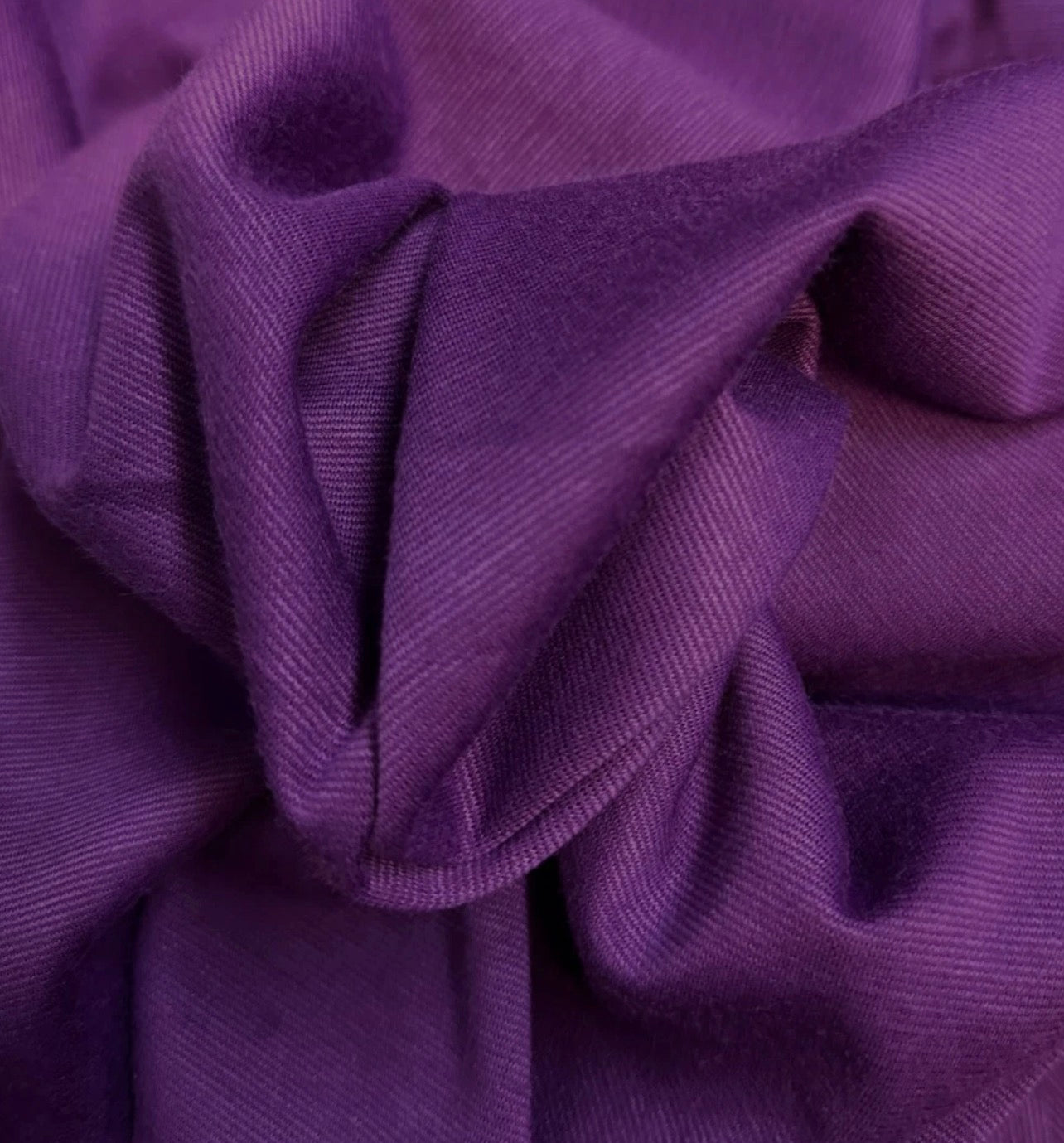 3 Metres Ponte Roma Double Jersey Fabric (58 Inches) - Plain Purple