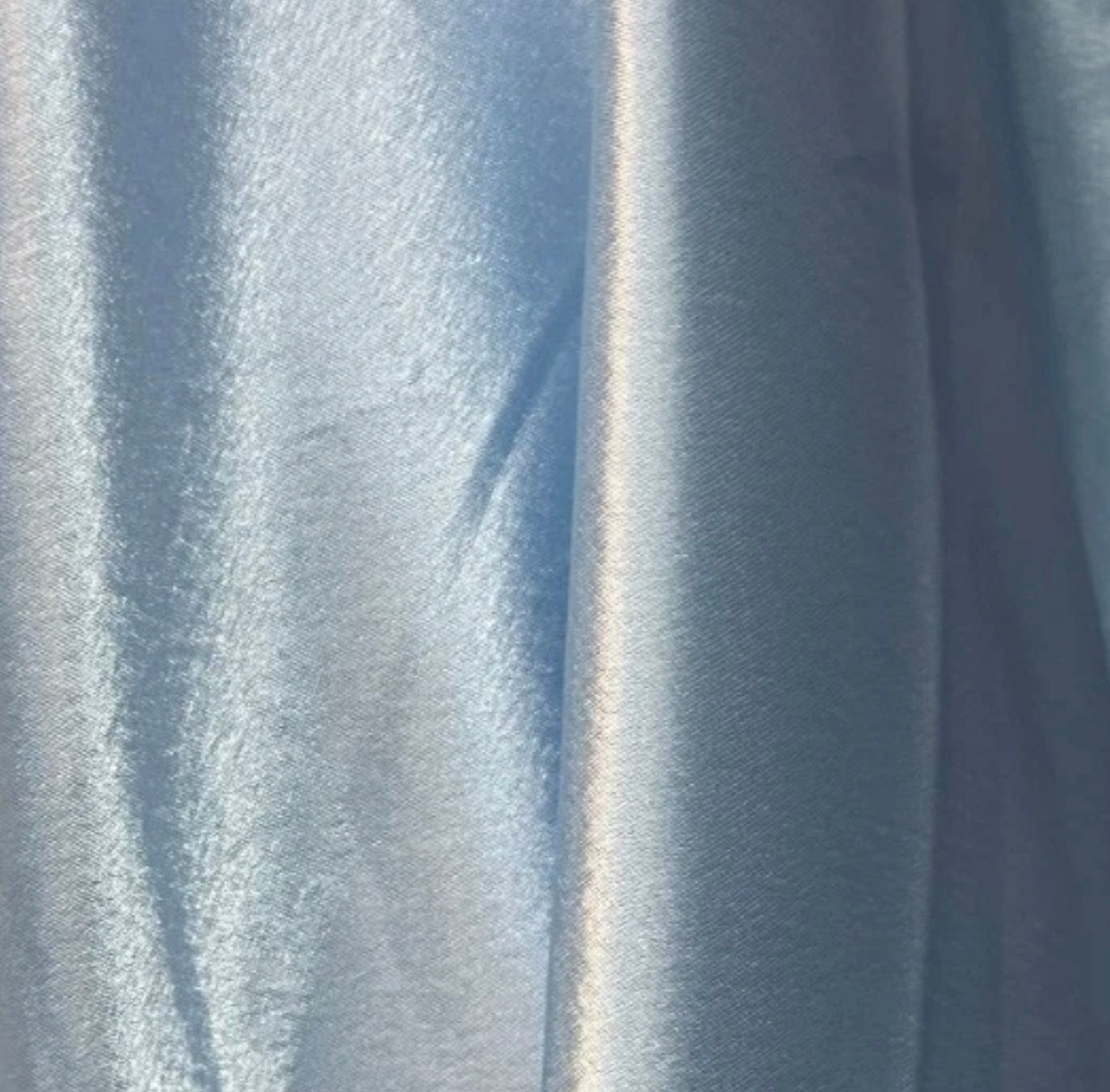 3 Metres Crepe Back Satin Fabric (58 Inches) - Plain Sky Blue