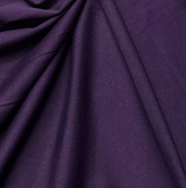 Ponte Roma Knit Double Jersey Fabric (58 Inches) - Purple Per Metre