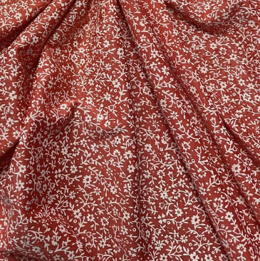 Viscose Elastane Stretch Daisy Floral Jersey Fabric (58 Inches) - Per Metre