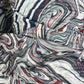 Soft Jersey Rib Knit Fabric (58 Inches) - Per Metre Swirls