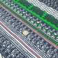 Heavy Weight Moss Crepe Fabric (58 Inches) - Green Print Per Metre