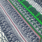 Heavy Weight Moss Crepe Fabric (58 Inches) - Green Print Per Metre