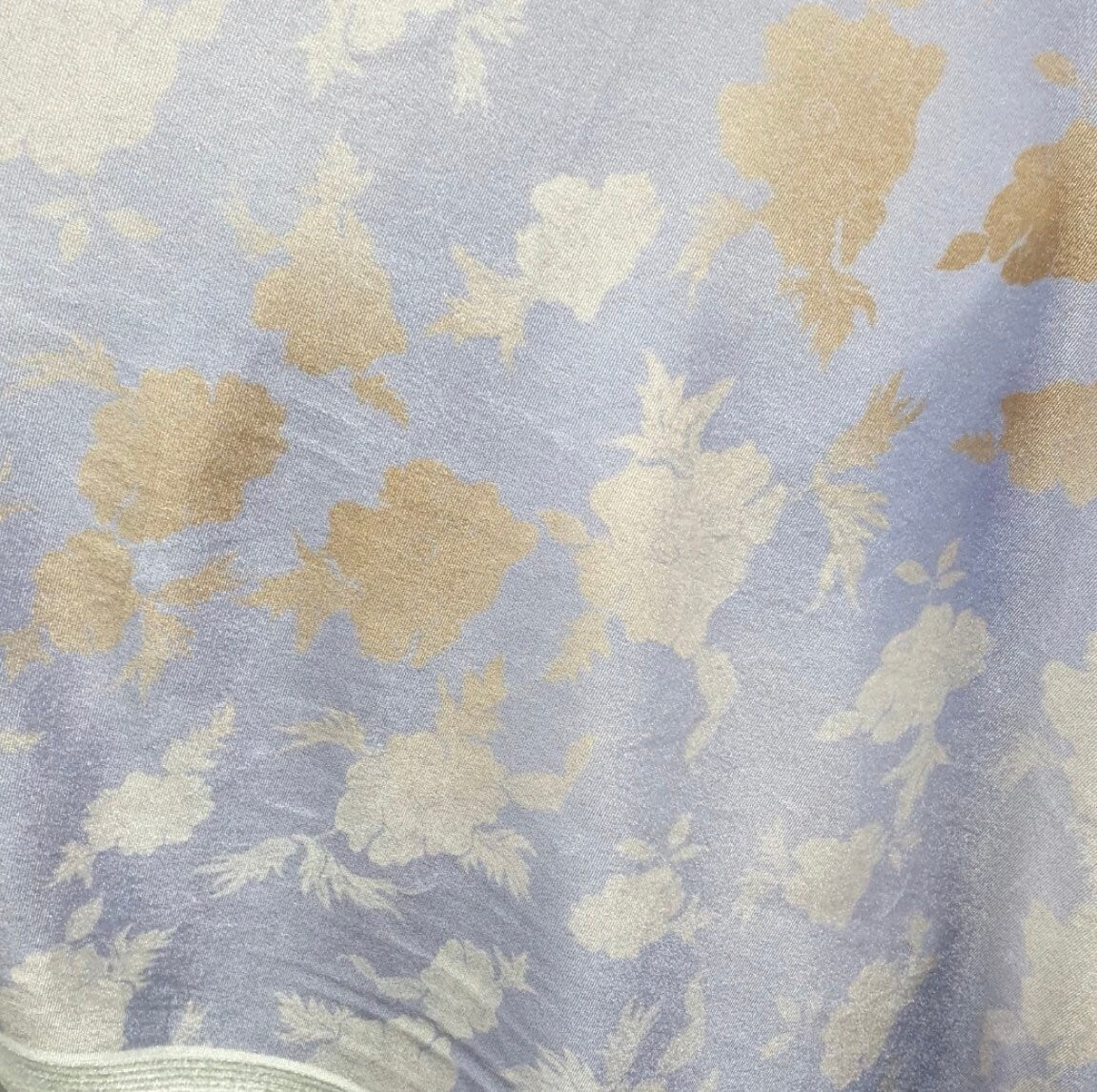 Velvet Spandex Smooth Fabric (58 Inches) - Floral Lilac Per Metre