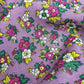 Soft Cotton Viscose Fabric (58 Inches) - Lilac Floral Print Per Metre