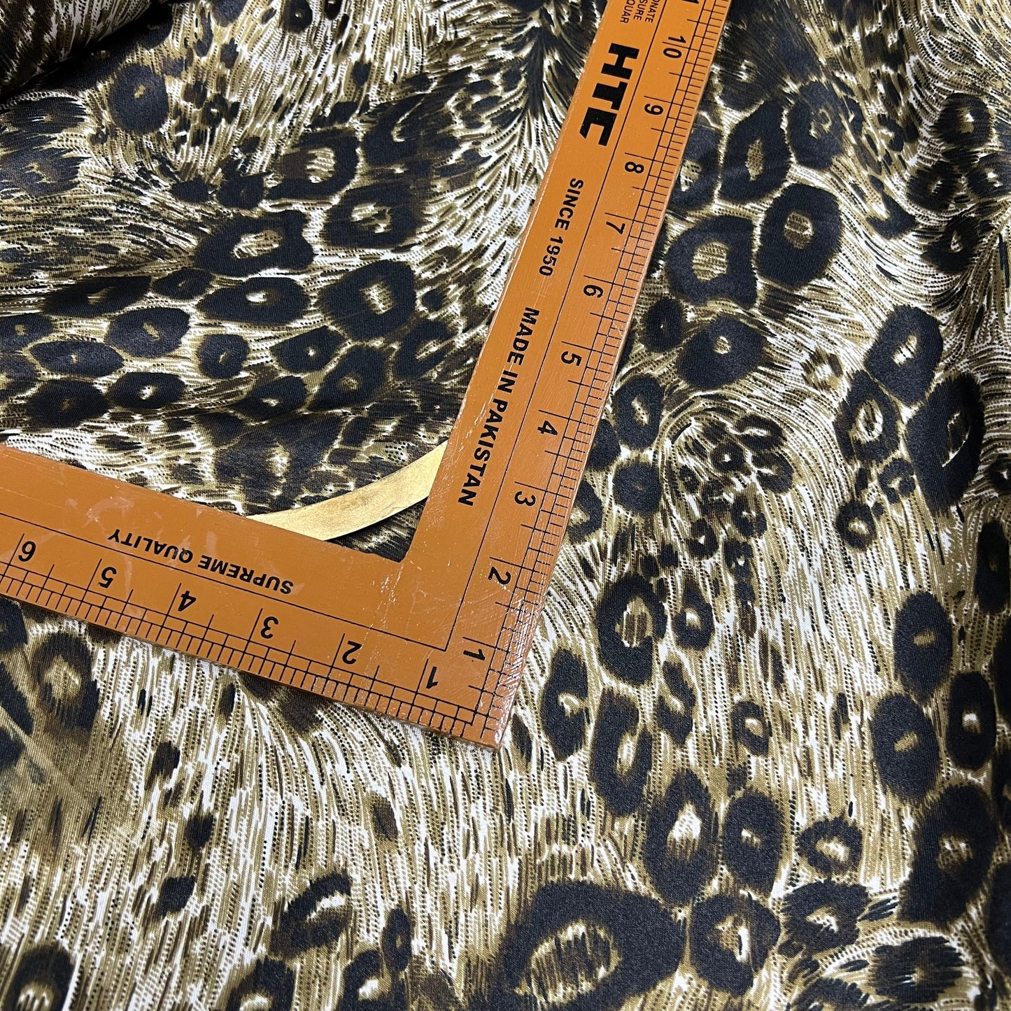 Satin Fabric (58 Inches) - Animals Print Per Metre