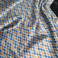 Silky Satin Fabric (58 Inches) - Blue Print Per Metre