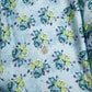 Satin Fabric (58 Inches) - Blue Floral Print Per Metre