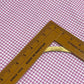 Poly Cotton Check Fabric (45 Inches) - Pink Per Metre
