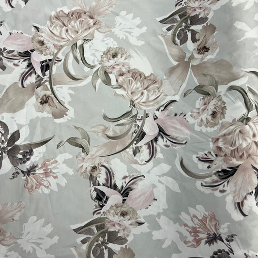 Scuba Jersey Fabric (58 Inches) - Floral Print Per Metre