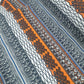 Heavy Weight Moss Crepe Fabric (58 Inches) - Orange Print Per Metre