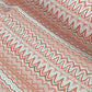 Heavy Weight Moss Crepe Fabric (58 Inches) - Red ZigZag Print Per Metre