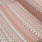 Heavy Weight Moss Crepe Fabric (58 Inches) - Red ZigZag Print Per Metre