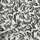 Viscose Lycra Jersey Stretch Fabric (58 Inches) - White Butterfly Print Per Metre