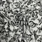 Viscose Lycra Jersey Stretch Fabric (58 Inches) - White Butterfly Print Per Metre