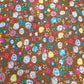 Soft Cotton Viscose Fabric (58 Inches) - Floral Brown Print Per Metre