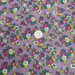 Soft Cotton Viscose Fabric (58 Inches) - Lilac Floral Print Per Metre