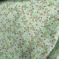 Silky Satin Fabric (58 Inches) - Green Circles Print Per Metre
