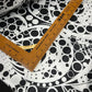 Satin Fabric (58 Inches) - Circles Black White Print Per Metre