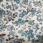 Poly Cotton Floral Fabric (45 Inches) - Blue Per Metre