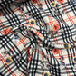 Scuba Crepe Stretch Jersey Fabric (58 Inches) - Check Floral Per Metre