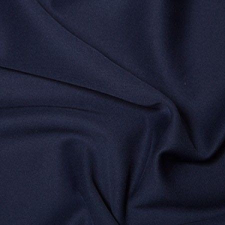 Scuba Stretch Jersey Fabric (58 Inches) - Navy Plain Per Metre