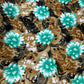 Marina Fabric (58 Inches) - Floral Brown Print Per Metre