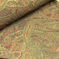 Chiffon Fabric (58 Inches) - Yellow Paisley Per Metre