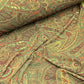 Chiffon Fabric (58 Inches) - Yellow Paisley Per Metre
