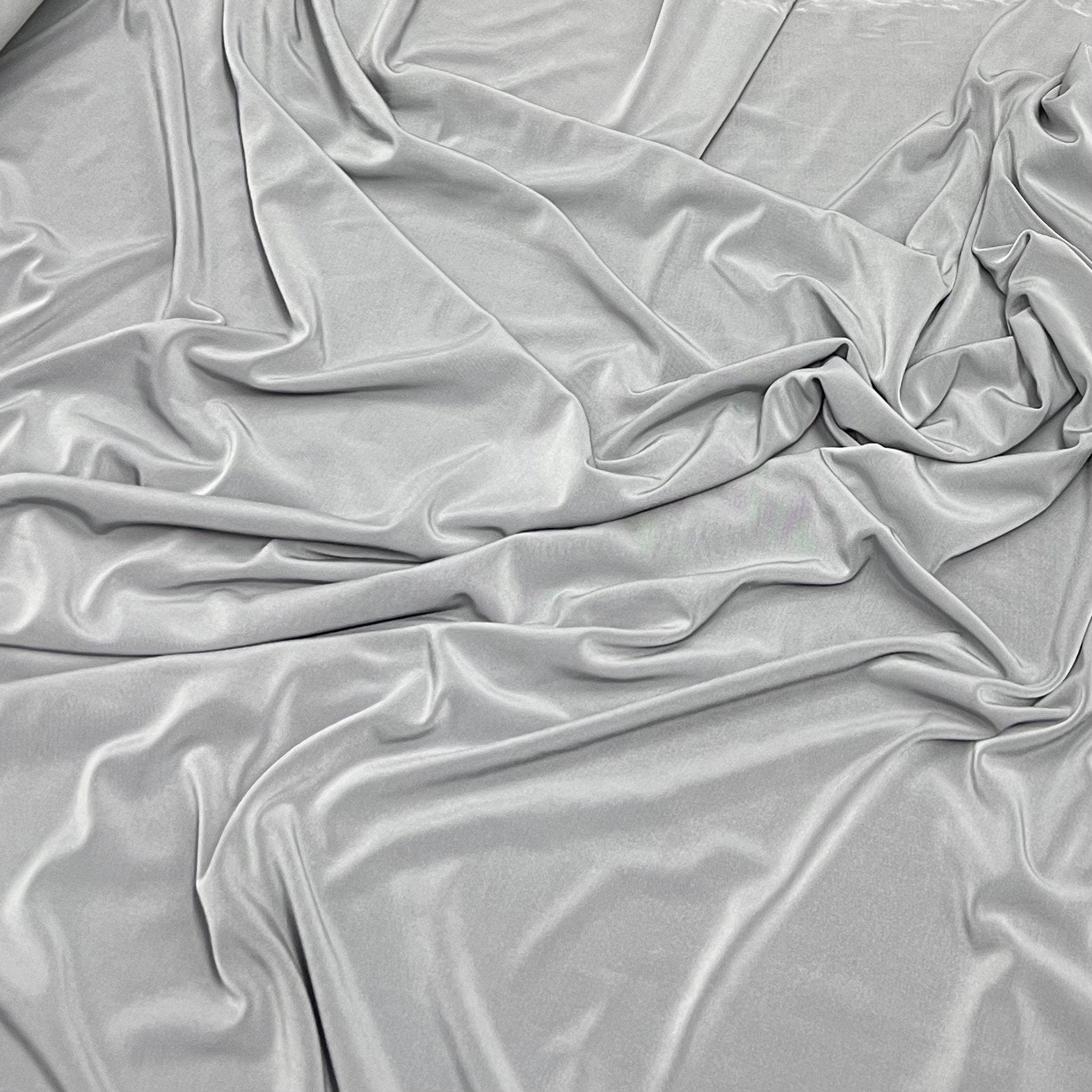 Silver deals jersey fabric