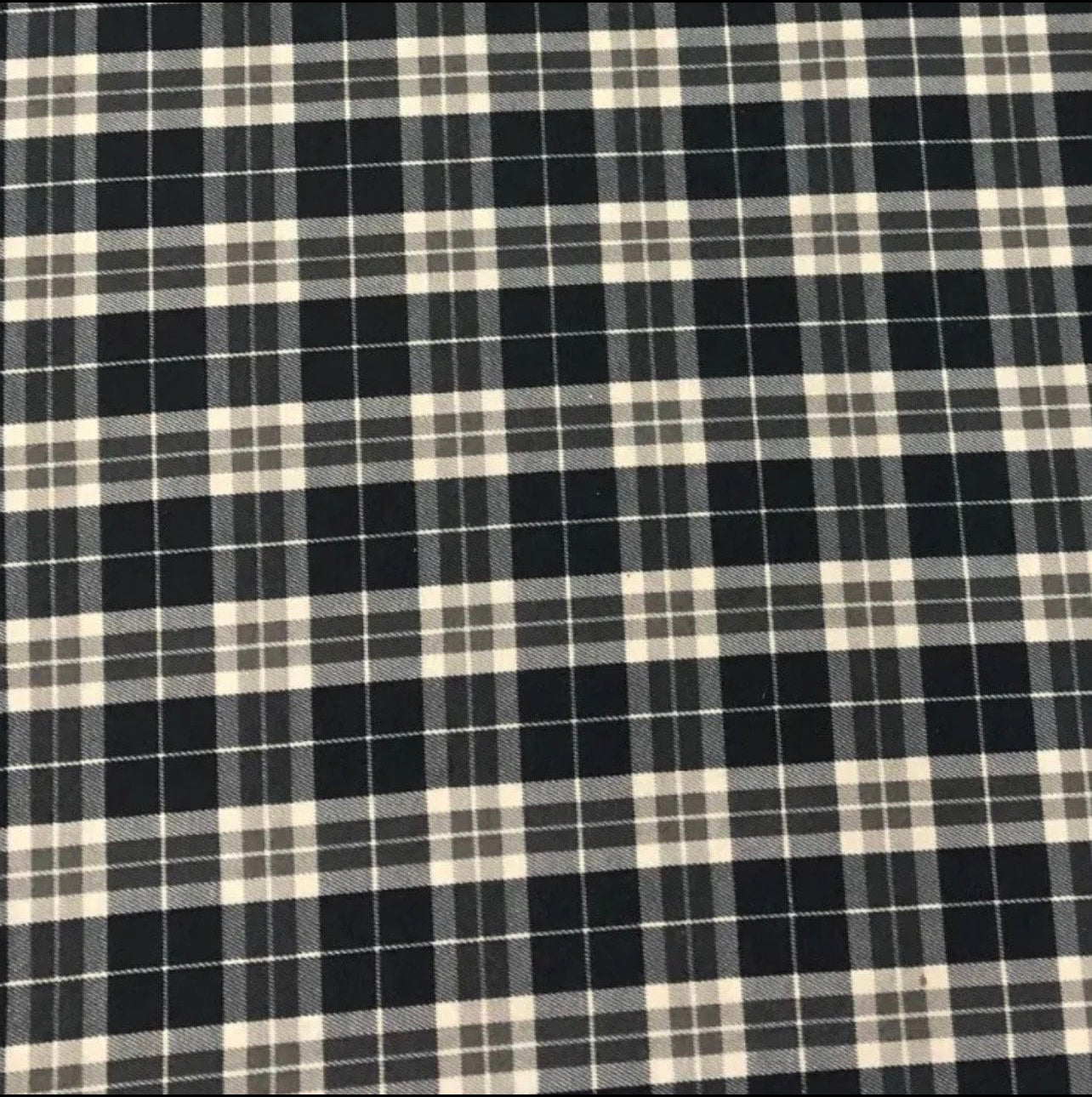 Wool Blend Knit Knitted Jersey Stretch Fabric  (58 Inches) - Check Per Metre